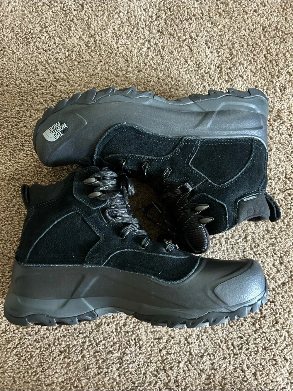The North Face Snowfuse Mens 12 Black Waterproof Heatseeker Snow Boots NWOT